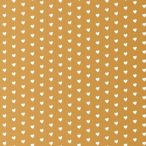 Dull Brass Heart Shape Pattern
